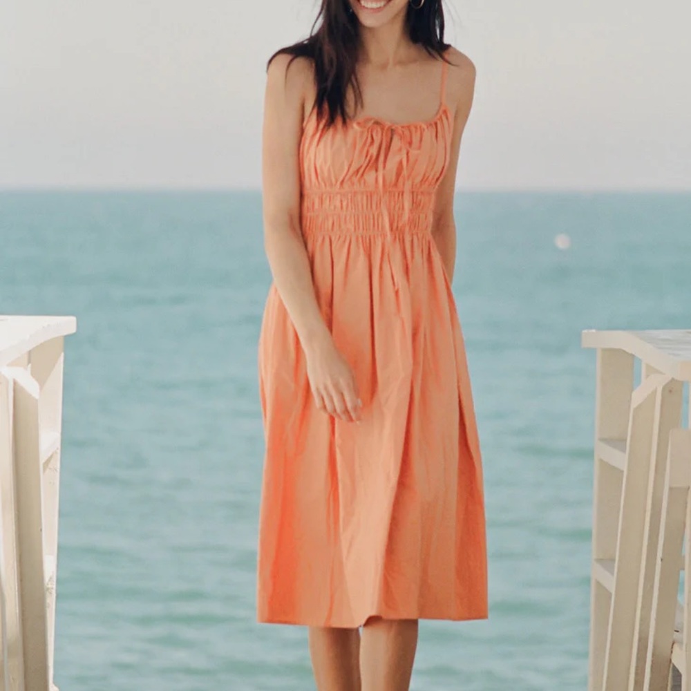 Ciao Lucia Gabriella dress in apricot size S